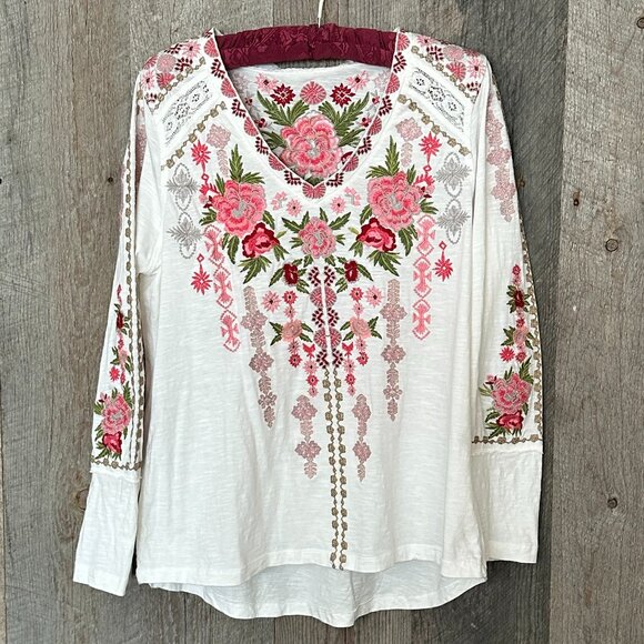 Sundance Embroidered Floral Shirt - Picture 2 of 6
